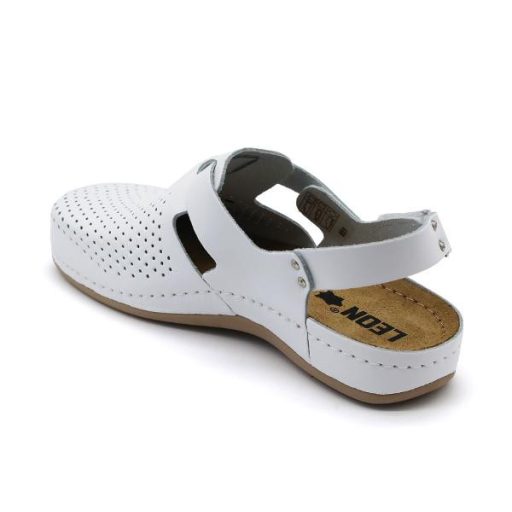 951 LEON munkavédelmi gyógyszandál fehér