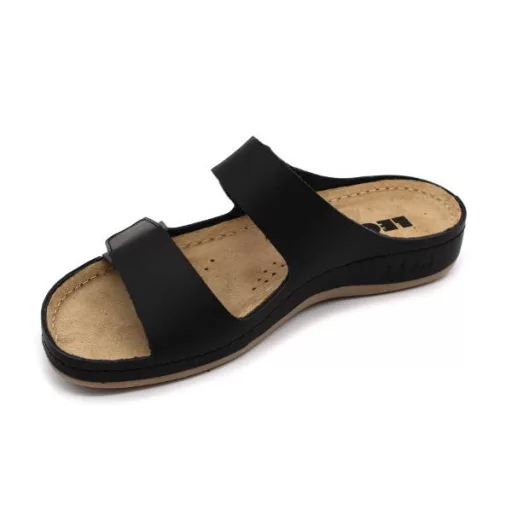 954 Leon gyógypapucs fekete színben