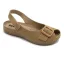 968 LEON  bőr szandál beige