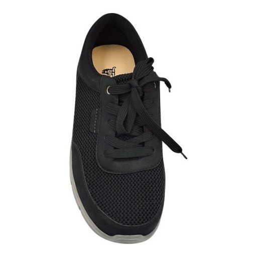 COMJEANS könnyű gyöngyvásznas férfi sportcipő  fekete