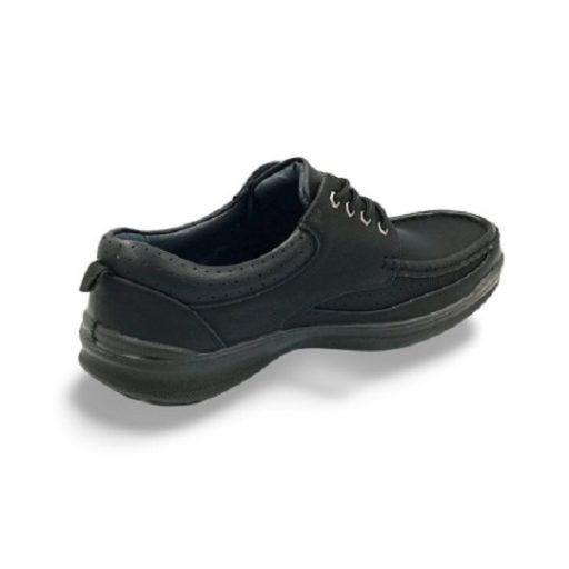 ComJeans fűzős férfi félcipő bőr talpbetéttel fekete