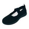 CLASSIC COMFORT rugalmas fekete női pántos cipő