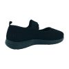 CLASSIC COMFORT rugalmas fekete női pántos cipő