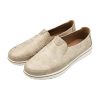 Golden hour batikolt kollekció beige arany női slip-on cipő