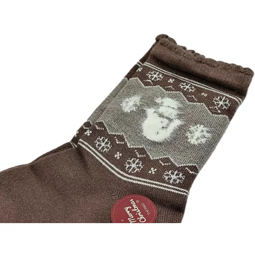 5 páras karácsonyi gyapjú női zoknicsomag - ajándékötlet nőknek