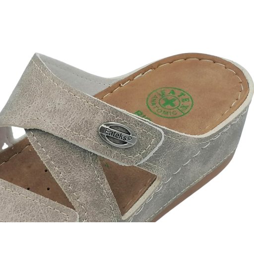 Anatomic biokomfort papucs dupla tépőzárral drapp 