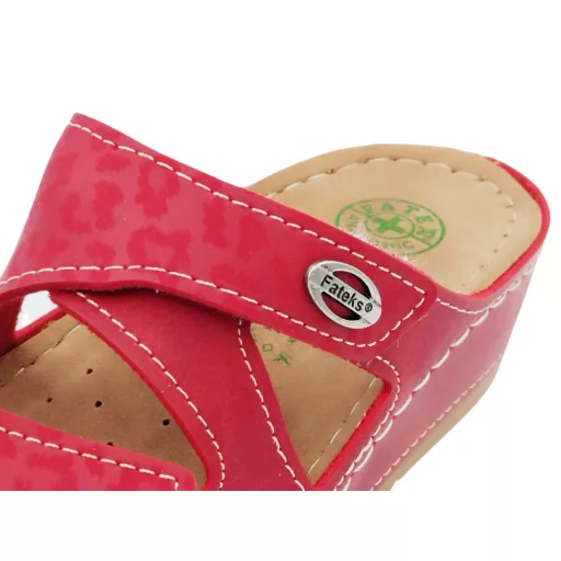 Anatomic biokomfort papucs dupla tépőzárral piros 