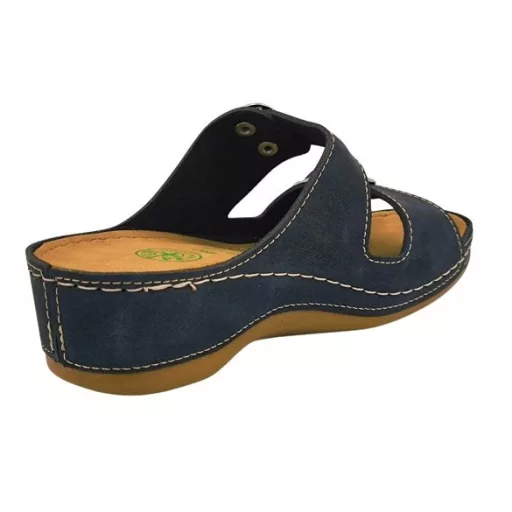 Anatomic biokomfort papucs dupla csatos fekete