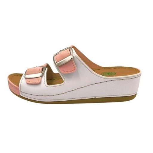 Anatomic biokomfort papucs dupla csatos rózsaszín