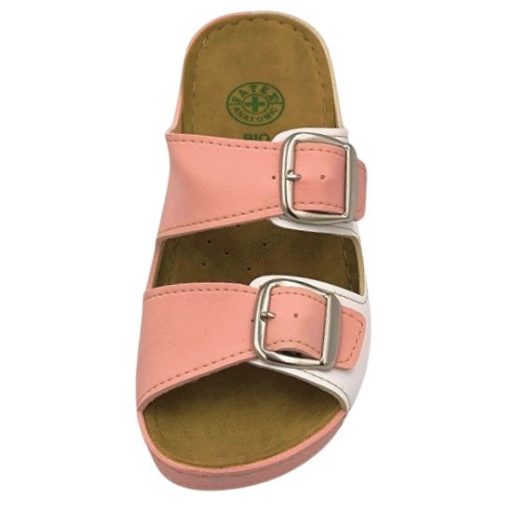 Anatomic biokomfort papucs dupla csatos rózsaszín