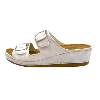 Anatomic biokomfort papucs dupla csatos fehér