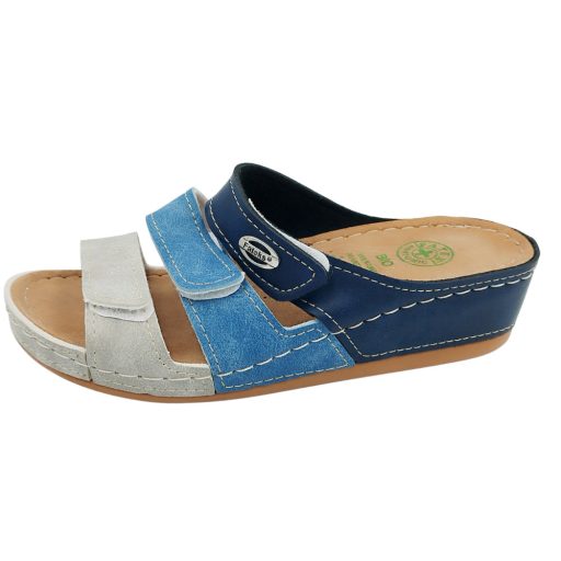 Anatomic biokomfort papucs tripla tépőzárral kék
