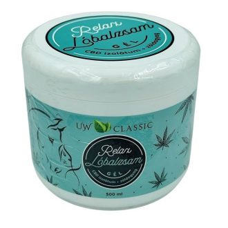   UW Classic Lábbalzsam Relax gél CBD izolátummal és zöldagyaggal 500ml