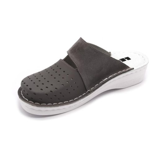 V265 LEON Nyitott női tépőzáras gyógyklumpa | szürke