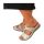 SUMMER GLAMOUR anatómiai női divat papucs beige